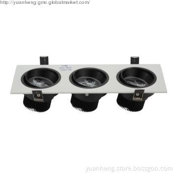 3W*3 Square ceiling lamp and LED down lamp